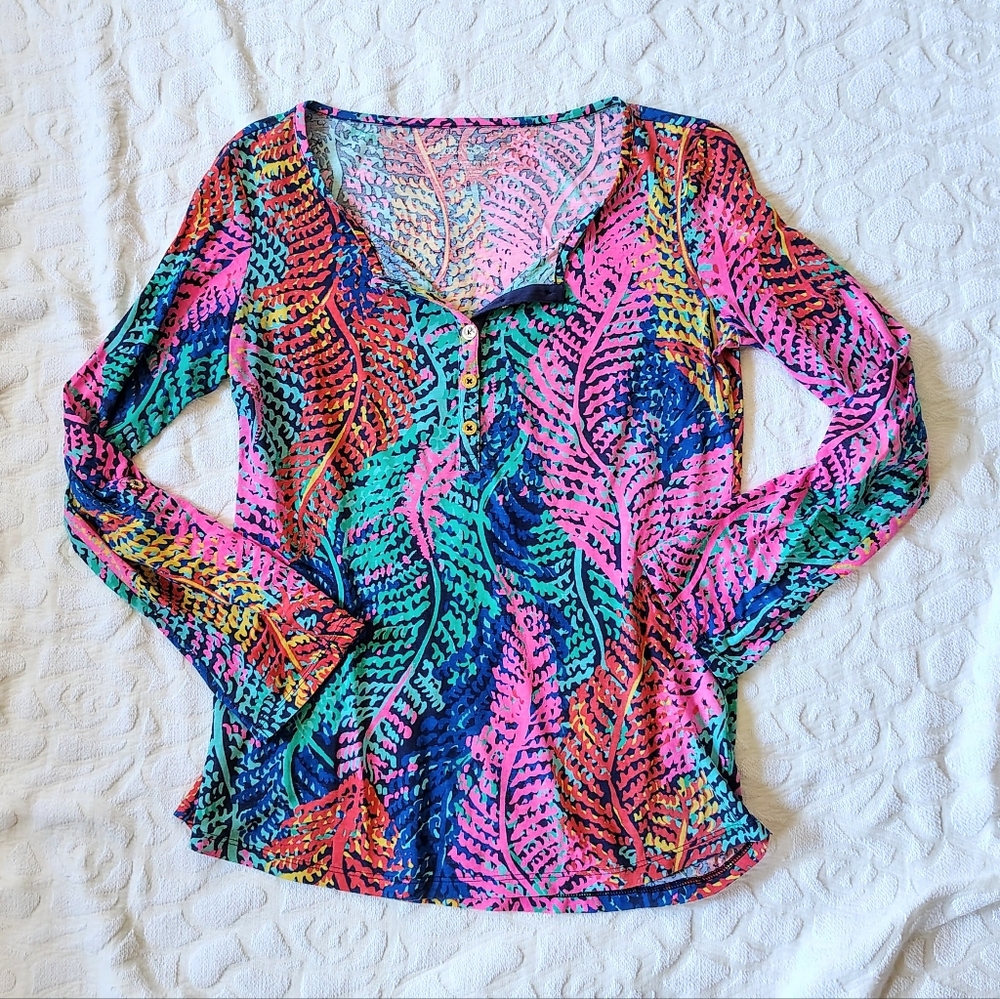 Lilly Pulitzer Pima Cotton Top Xsmall Xs